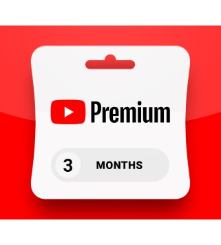 YouTube Premium 3 Months Trial US/CA/FR/DE/UK/JP/KR Subscription ONLY FOR NEW ACCOUNTS Key 